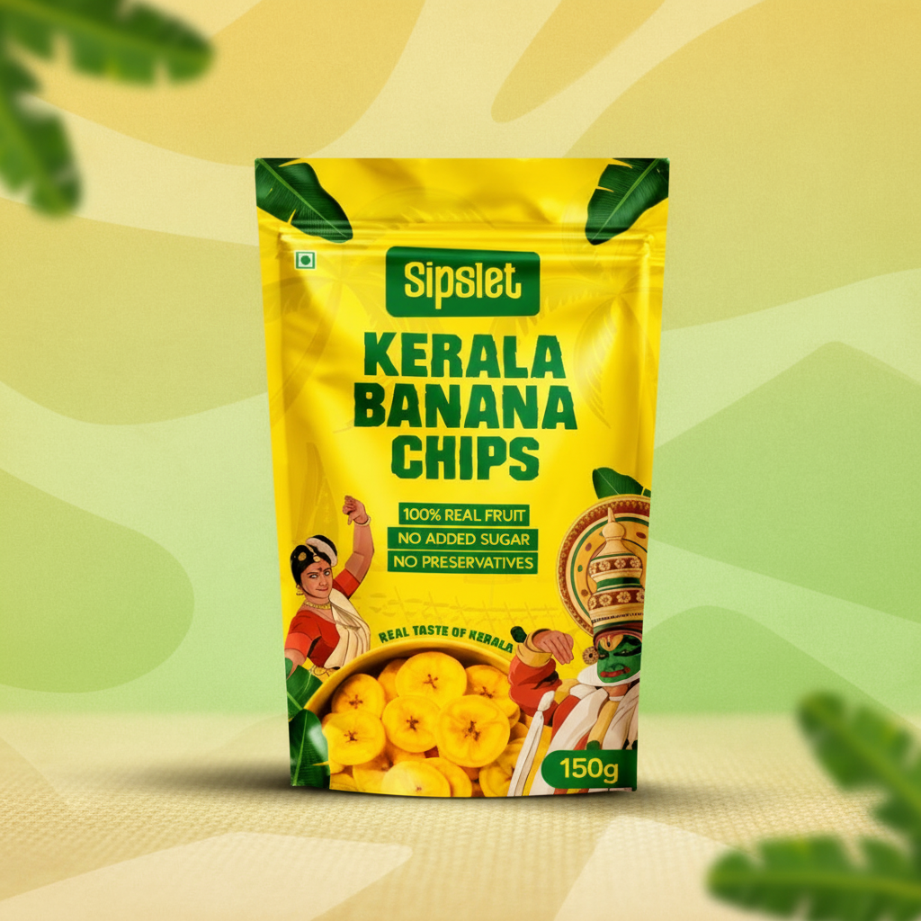 Sipslet Premuim Banana Chips 150g